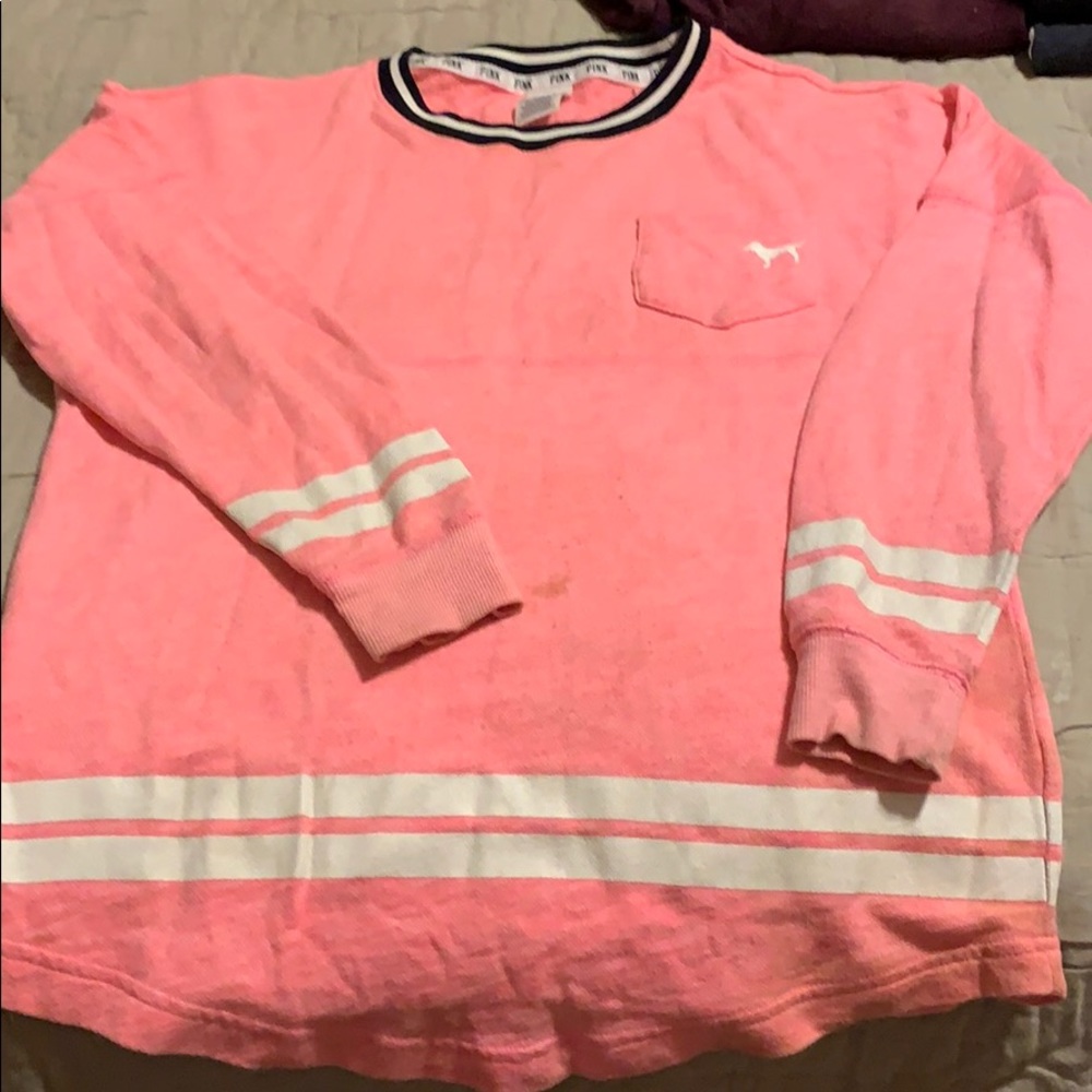 Long sleeve pink shirt